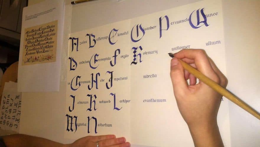 Corso di intensivo di Littera Gotica