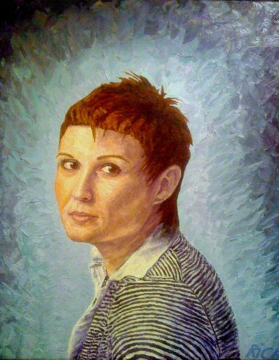 Riccardo Giolo, Elena, olio su tela, 50x60 cm, 2012